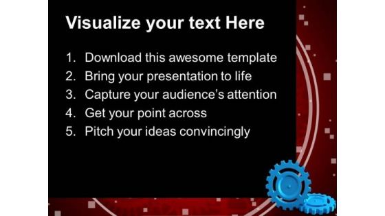 Gear Wheel Business Industrial PowerPoint Templates And PowerPoint Themes 0712