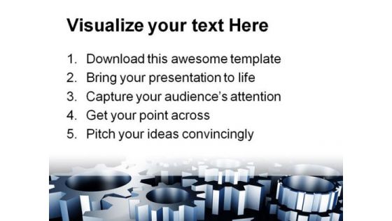 Gears01 Industrial PowerPoint Template 0810
