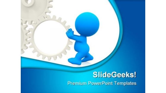 Gears01 Industrial PowerPoint Themes And PowerPoint Slides 0411