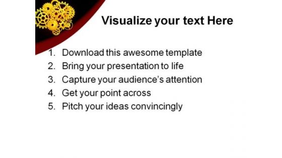 Gears02 Industrial PowerPoint Themes And PowerPoint Slides 0511