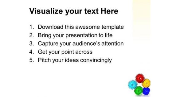 Gears Communication PowerPoint Templates And PowerPoint Themes 0512