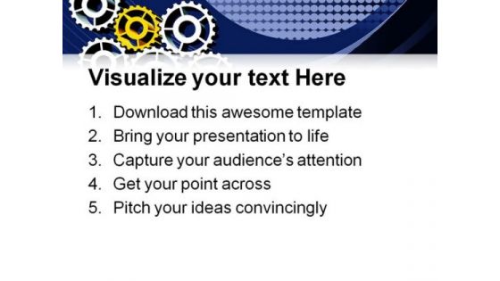 Gears Industrial PowerPoint Themes And PowerPoint Slides 0511