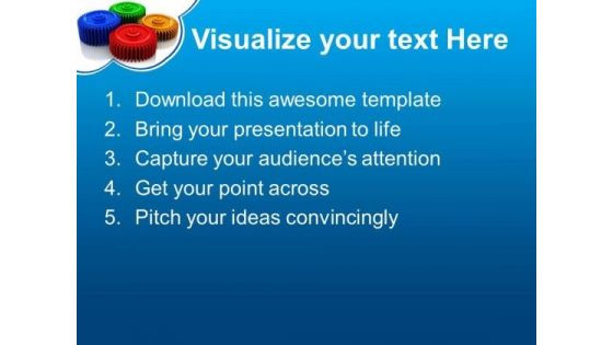 Gears Process Industrial PowerPoint Templates And PowerPoint Themes 0512