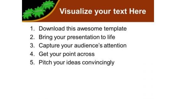 Gears Process Teamwork PowerPoint Templates And PowerPoint Themes 0512