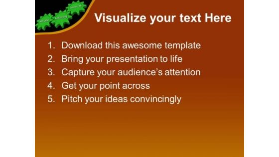 Gears Process Teamwork PowerPoint Templates And PowerPoint Themes 0512