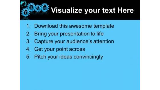 Gears Team Global PowerPoint Templates And PowerPoint Themes 0512