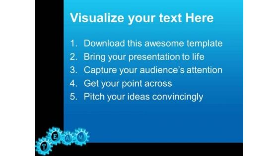 Gears Team Teamwork PowerPoint Templates And PowerPoint Themes 0412