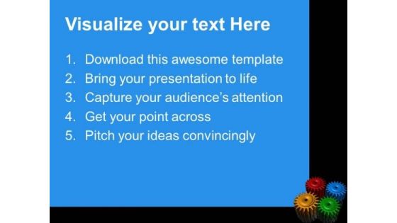 Gears Teamwork PowerPoint Templates And PowerPoint Themes 0512
