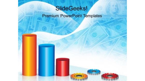 Gears With Business Concept Finance PowerPoint Templates And PowerPoint Themes 0212