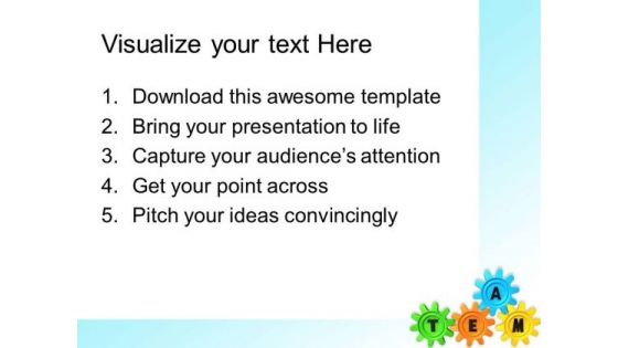Gears With Team Industrial PowerPoint Templates And PowerPoint Themes 0212
