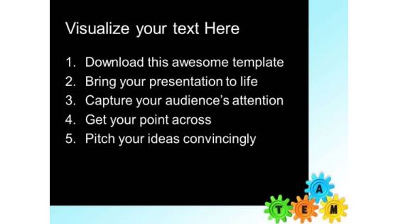 Gears With Team Industrial PowerPoint Templates And PowerPoint Themes 0212