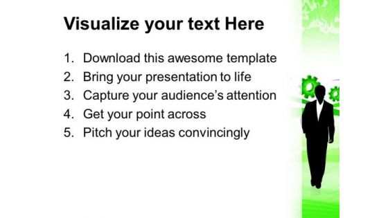 Gears With Team People PowerPoint Templates And PowerPoint Themes 0512