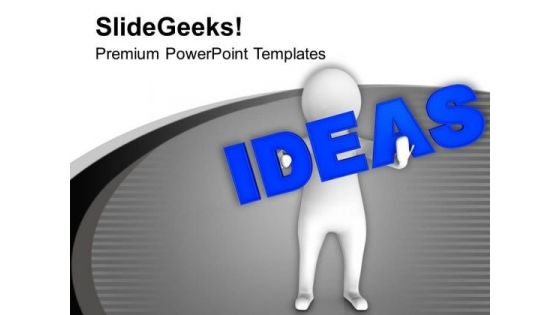 Generating New Ideas Is Difficult Task PowerPoint Templates Ppt Backgrounds For Slides 0713