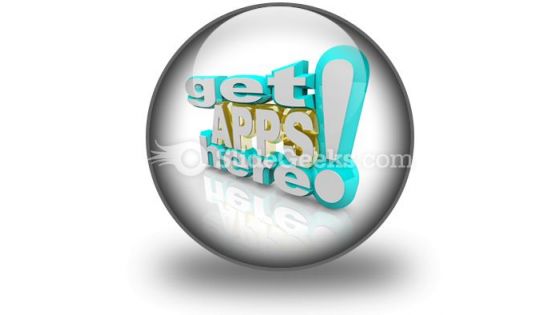 Get Apps Here PowerPoint Icon C Get Apps Here PowerPoint Icon C