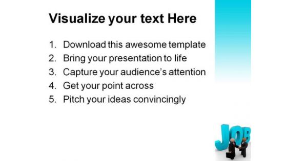 Get Job Business PowerPoint Backgrounds And Templates 1210