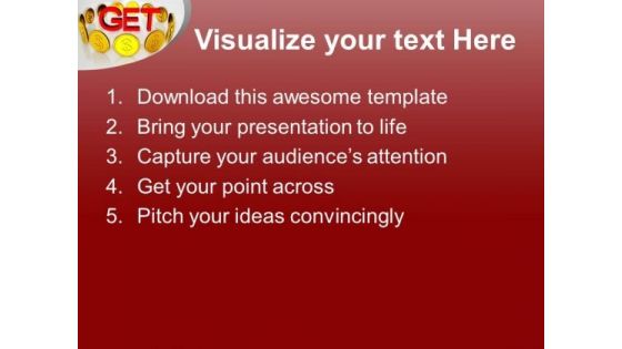 Get The Money By Hardwork Finanace PowerPoint Templates Ppt Backgrounds For Slides 0413