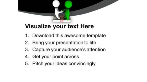 Get The Money For Business Deal PowerPoint Templates Ppt Backgrounds For Slides 0713