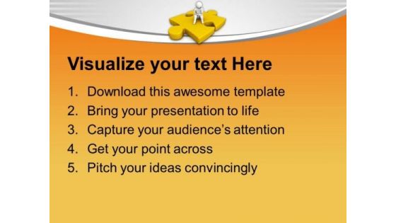 Get The Right Part Of Solution PowerPoint Templates Ppt Backgrounds For Slides 0613