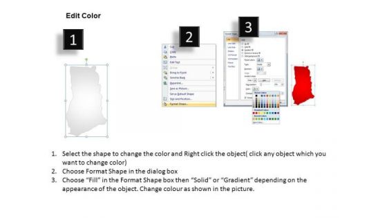 Ghana PowerPoint Maps