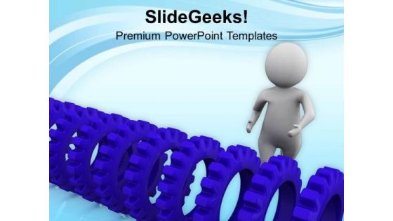 Give Ideas To Gear Business Process PowerPoint Templates Ppt Backgrounds For Slides 0613