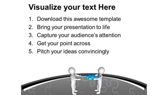 Give Solution Help To Business Partners PowerPoint Templates Ppt Backgrounds For Slides 0713