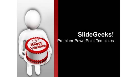 Give Sweet Wishes Of Valentine Day This Year PowerPoint Templates Ppt Backgrounds For Slides 0713