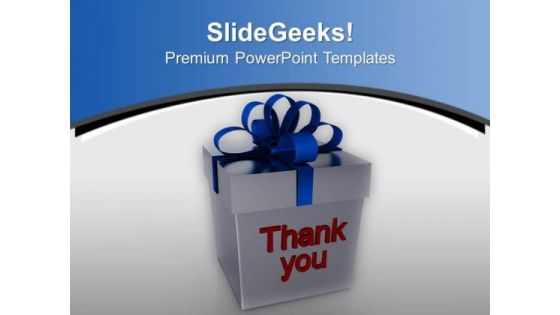 Give Thank You Gift PowerPoint Templates Ppt Backgrounds For Slides 0413
