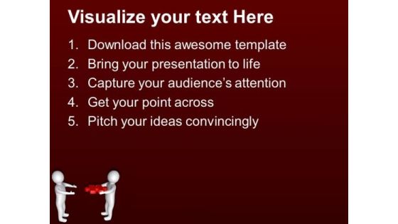 Give The Right Solution In Business PowerPoint Templates Ppt Backgrounds For Slides 0613
