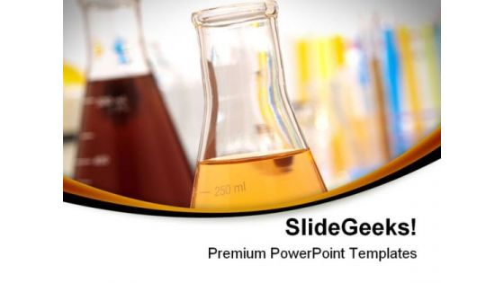 Glass Equipment In Lab Science PowerPoint Templates And PowerPoint Backgrounds 0811