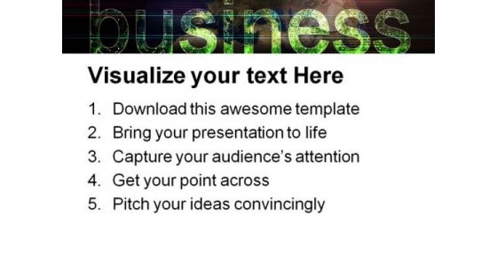 Global Background Series Business PowerPoint Templates And PowerPoint Backgrounds 0611