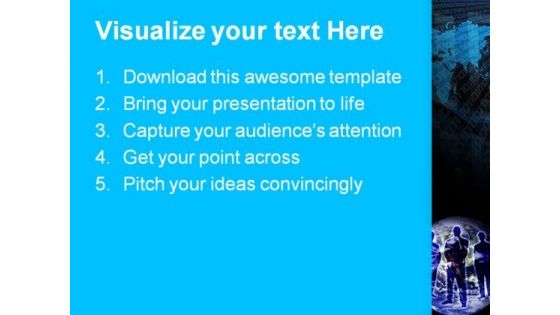 Global Business Earth PowerPoint Themes And PowerPoint Slides 0811