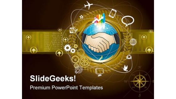 Global Business Handshake PowerPoint Templates And PowerPoint Backgrounds 0311
