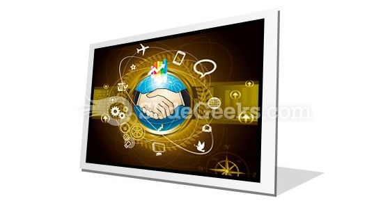 Global Business PowerPoint Icon F