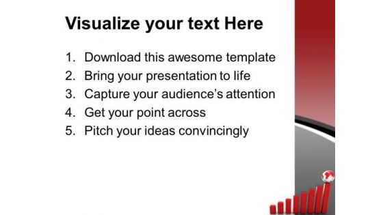 Six Steps Of Global Business Strategy Powerpoint Template