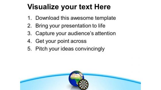 Global Business Target PowerPoint Templates Ppt Backgrounds For Slides 0513