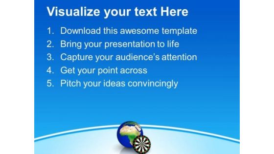 Global Business Target PowerPoint Templates Ppt Backgrounds For Slides 0513