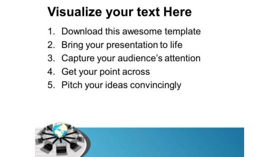 Global Communication Concept PowerPoint Templates Ppt Backgrounds For Slides 0713