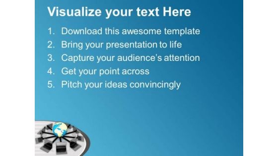 Global Communication Concept PowerPoint Templates Ppt Backgrounds For Slides 0713
