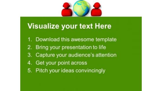 Global Communication For Business Growth PowerPoint Templates Ppt Backgrounds For Slides 0613
