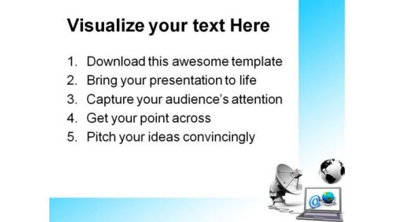 Global Communication Internet PowerPoint Templates And PowerPoint Backgrounds 0411