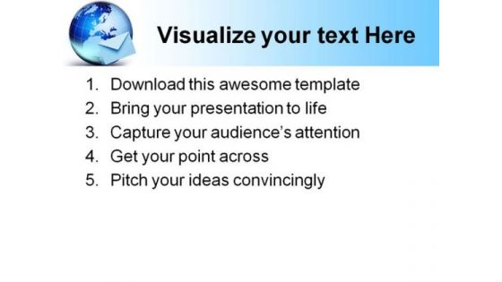 Global Communication Internet PowerPoint Themes And PowerPoint Slides 0211