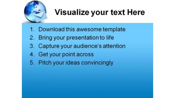 Global Communication Internet PowerPoint Themes And PowerPoint Slides 0211