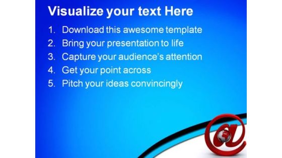 Global Communications Internet PowerPoint Themes And PowerPoint Slides 0411