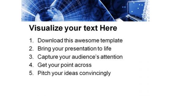 Global Computer Technology PowerPoint Templates And PowerPoint Backgrounds 0711