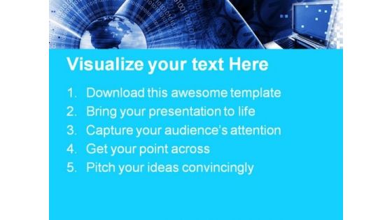 Global Computer Technology PowerPoint Themes And PowerPoint Slides 0711