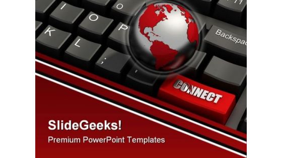 Global Connectivity Computer PowerPoint Templates And PowerPoint Backgrounds 0411