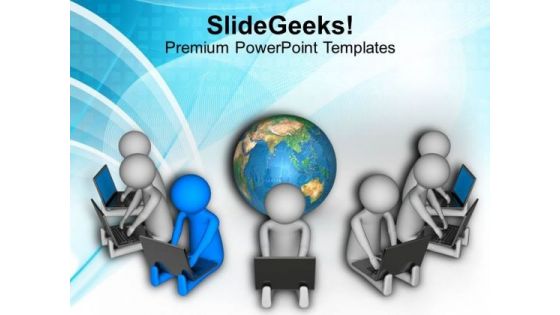 Global Connectivity Is Good PowerPoint Templates Ppt Backgrounds For Slides 0713