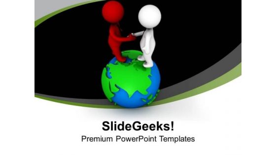 Global Deal For Business Growth PowerPoint Templates Ppt Backgrounds For Slides 0713
