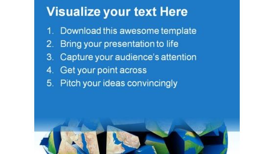 Global Destruction Earth PowerPoint Themes And PowerPoint Slides 0411
