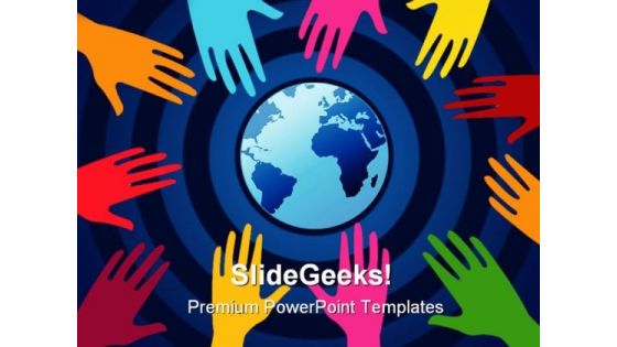 Global Effort People PowerPoint Background And Template 1210